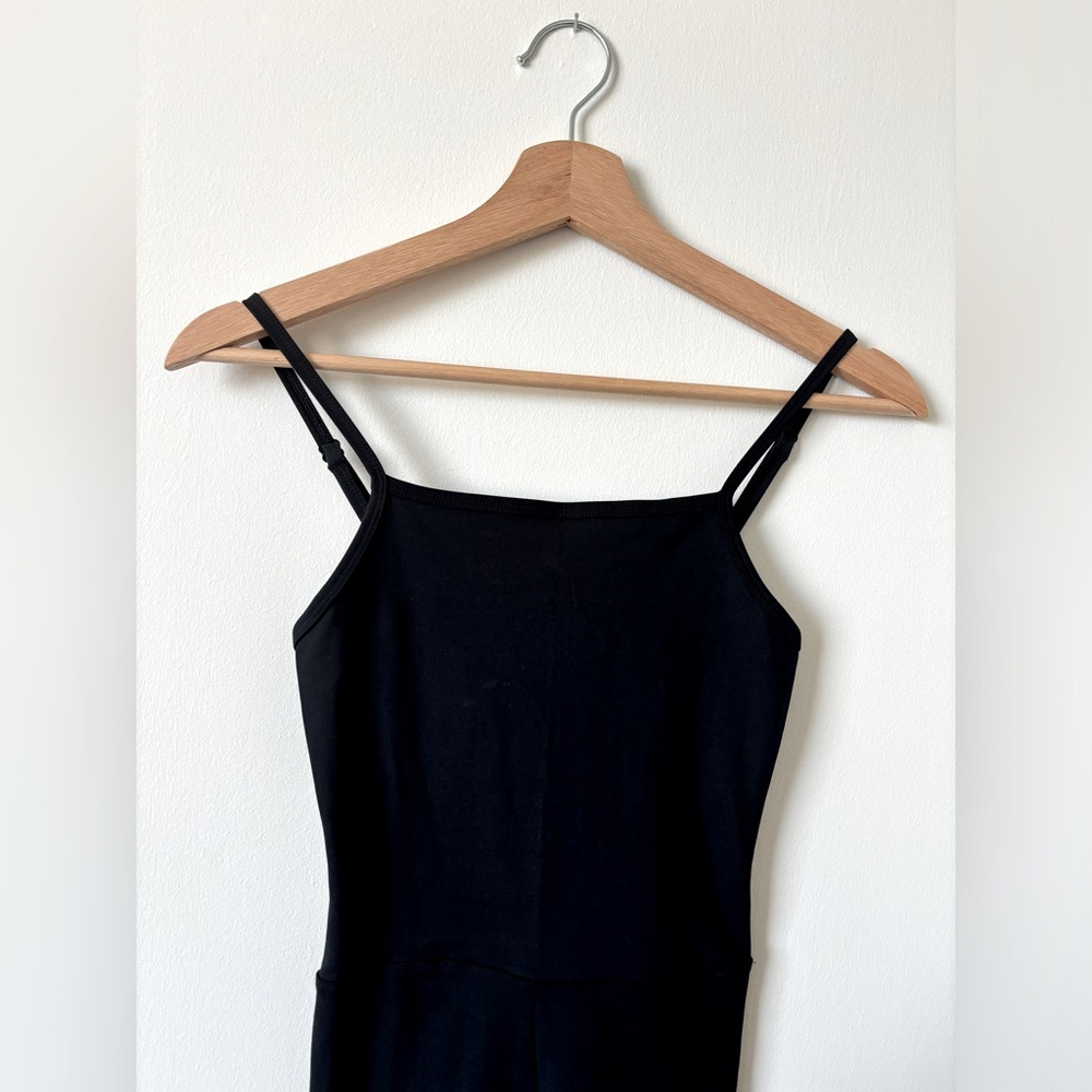Girlfriend Collective Black Cami Unitard - Picture 3 of 4